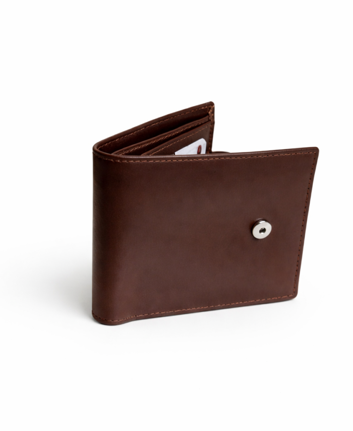 Classic Leather Wallet – Mid Brown