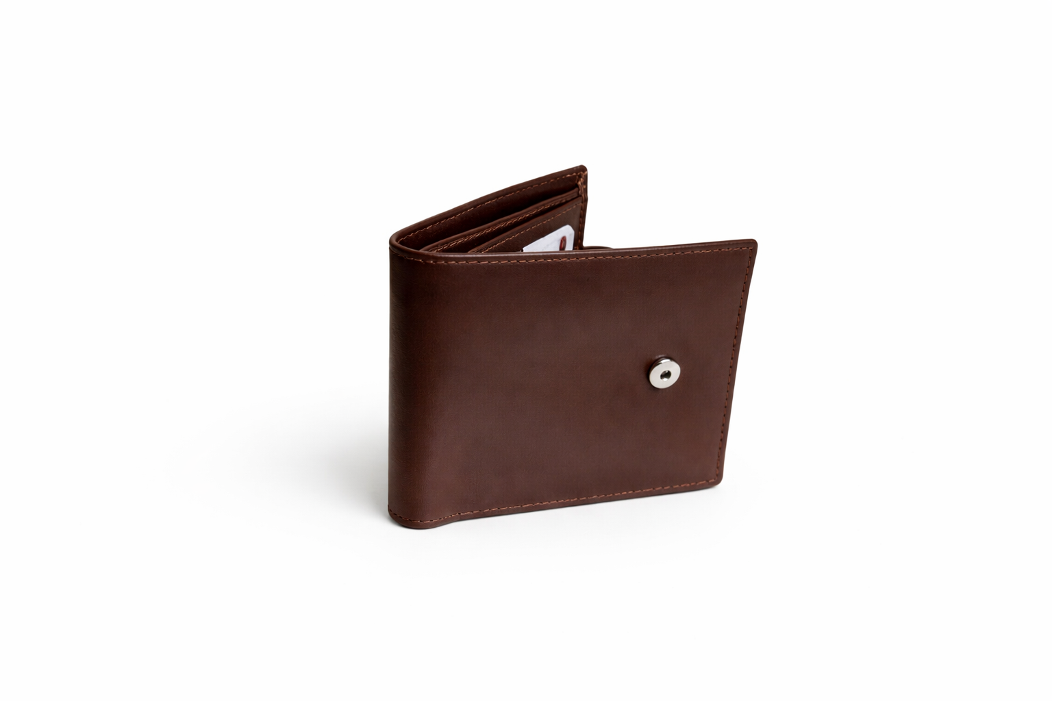 Classic Leather Wallet – Mid Brown