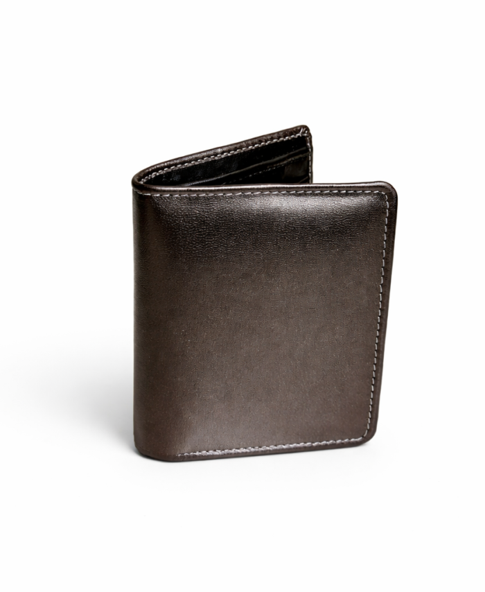 Classic Leather Wallet – Dark Brown